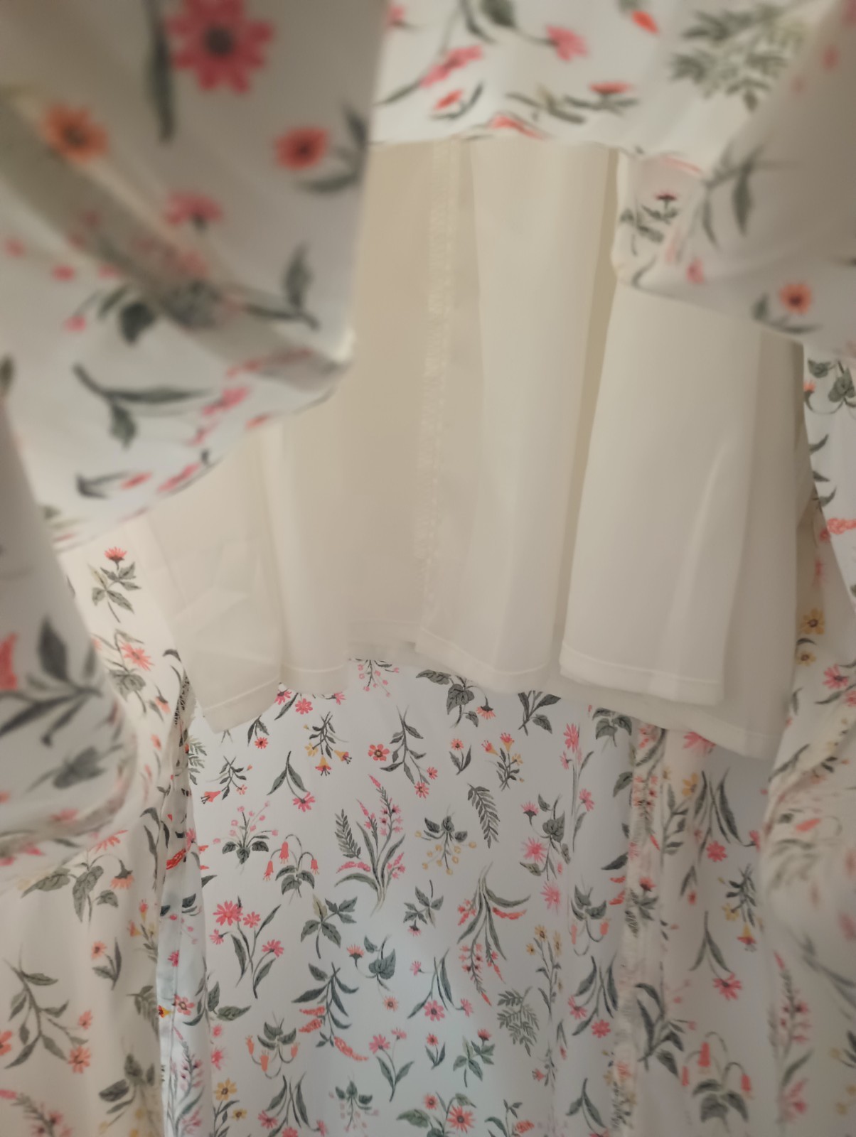 Old Navy Womens Milkmaid Midi Dress 2X Floral Cottage Peasant Dainty Romantic