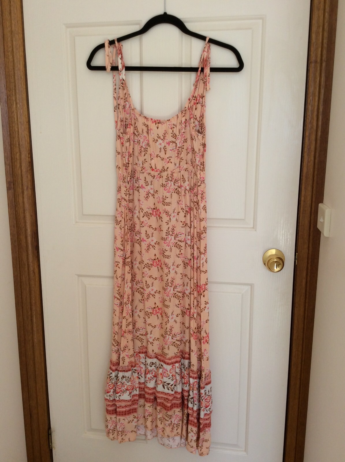 GRACE & CO WOMEN’S DESIGNER LUXURY FLORAL SUMMER BEACH HOLIDAY MAXI DRESS SIZE 8