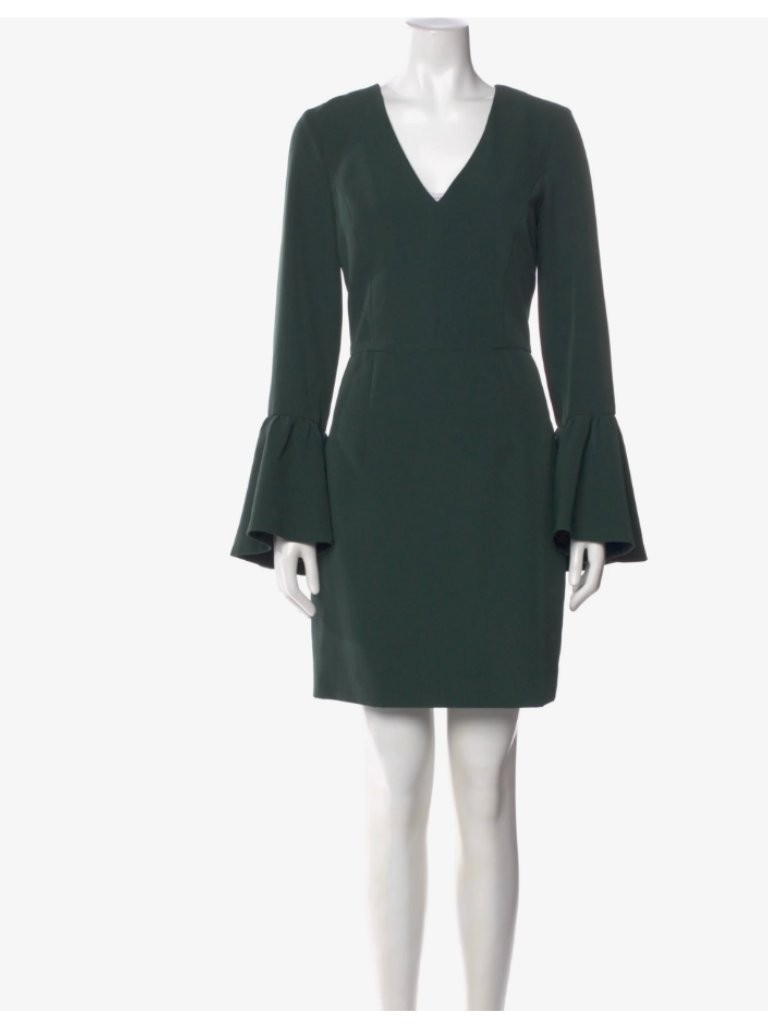 Milly Nicole Cady Green Dress Size 0