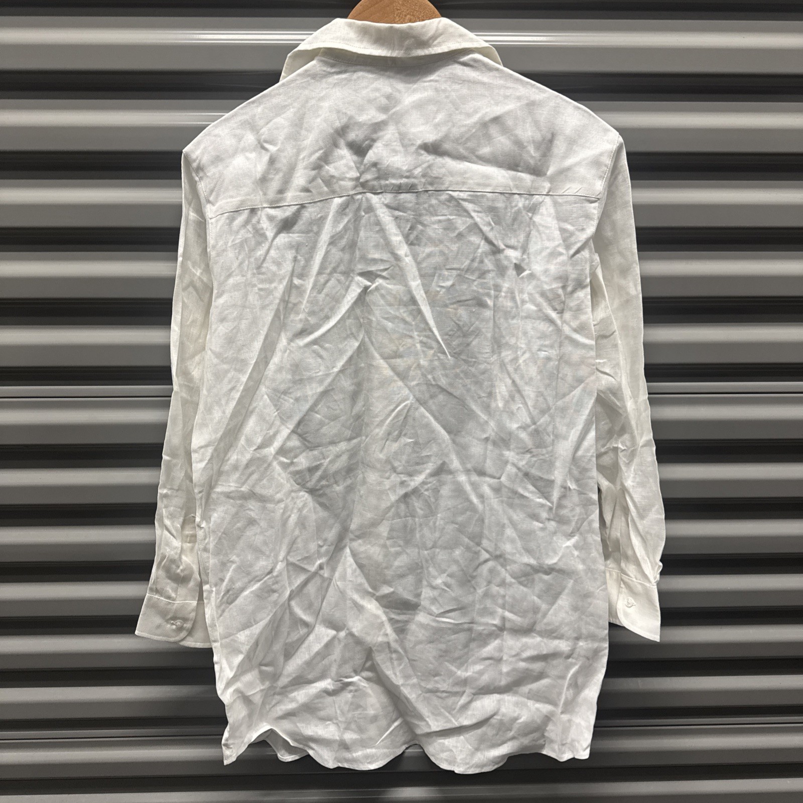 New Frank & Eileen Mary Classic Shirt dress S Small White 100% Linen $298 NWOT