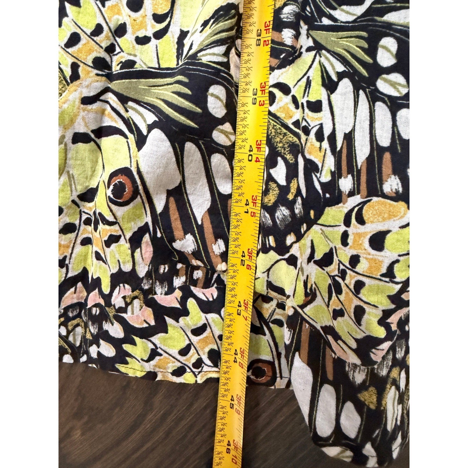 SEAFOLLY Australia Butterfly Print Halter Maxi Tiered Dress Beach Smocked XS