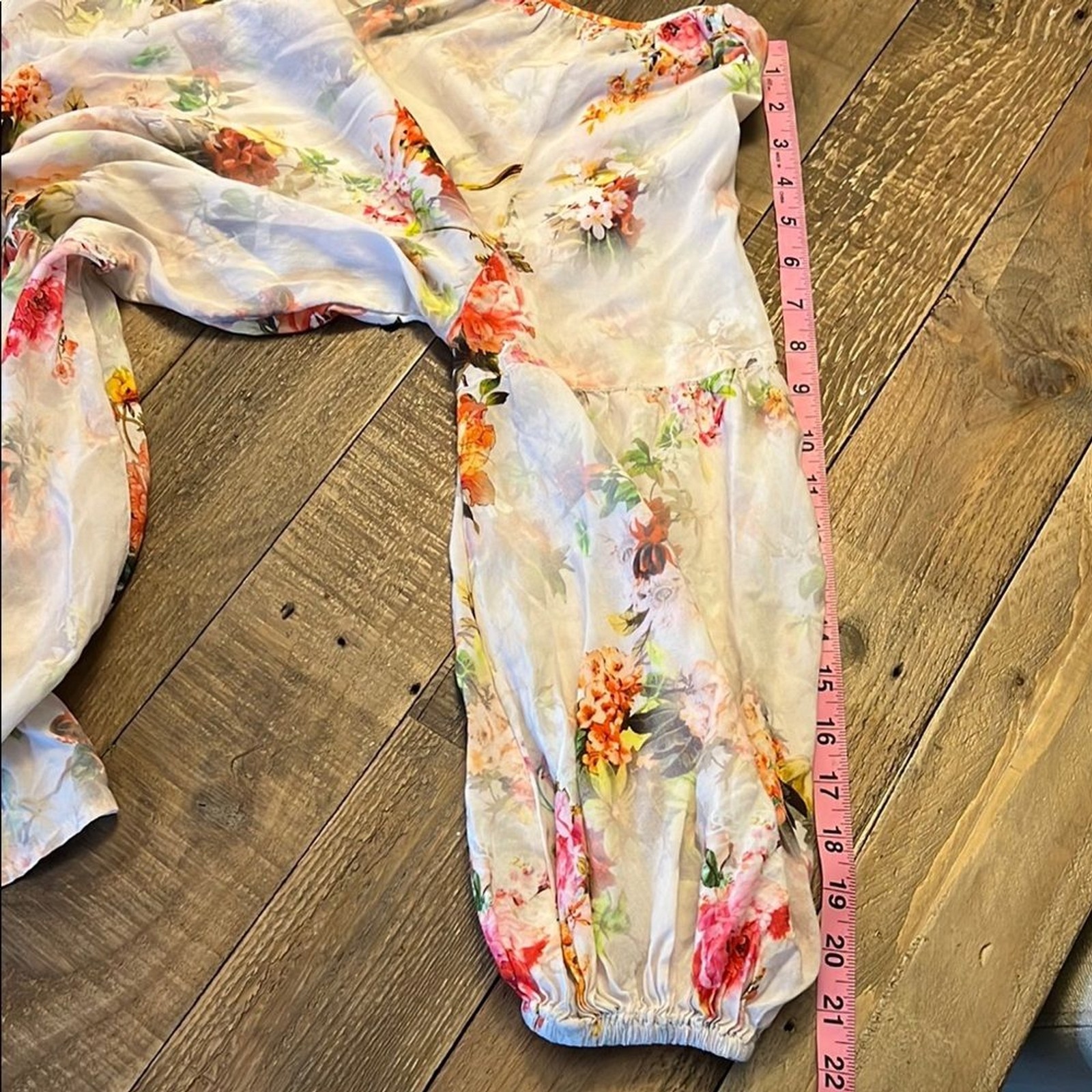 Floral Flowy Boho Sheer Dress
