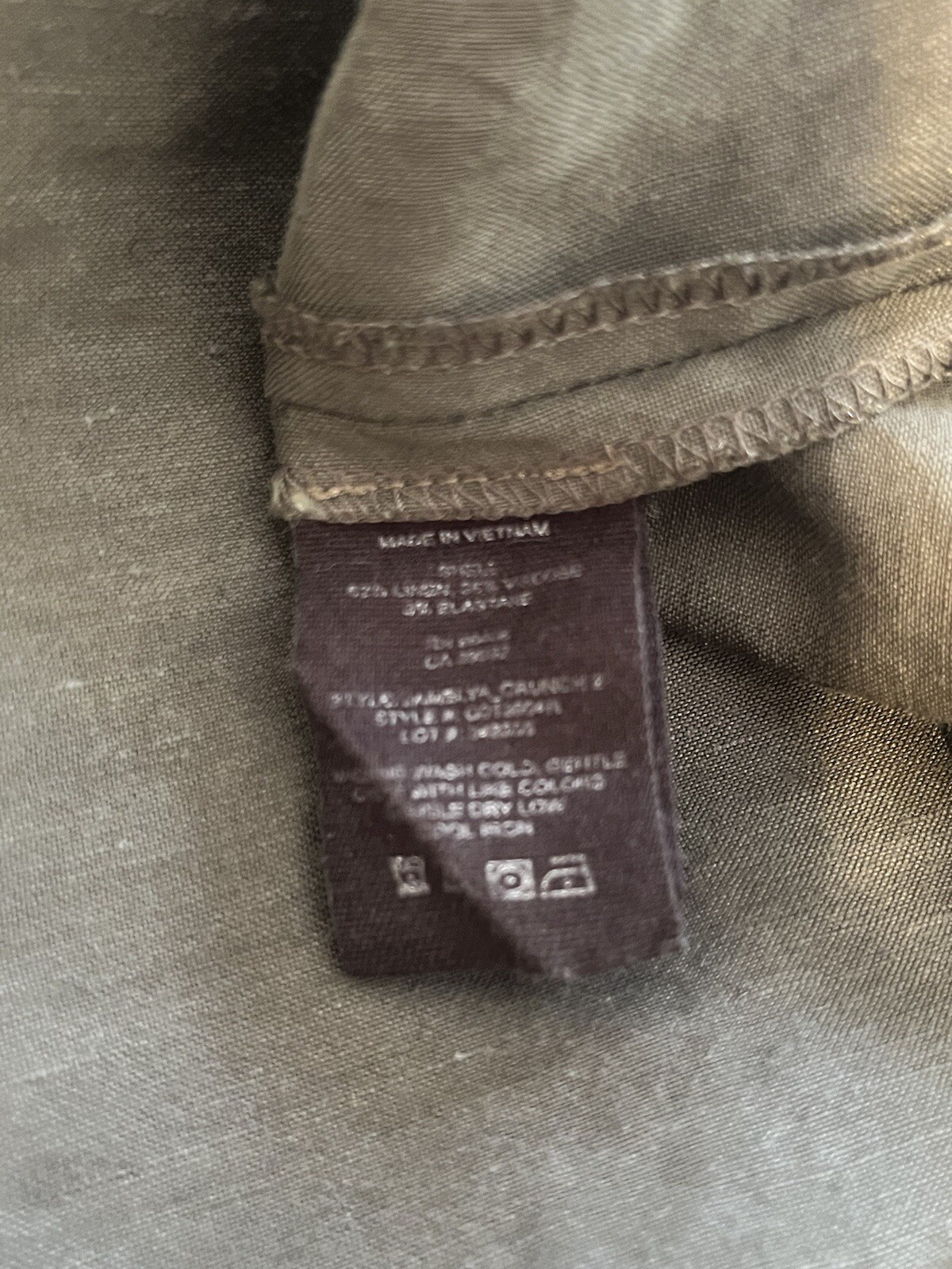 THEORY Linen Blend Gray Cap Sleeve Shift Dress Size 2