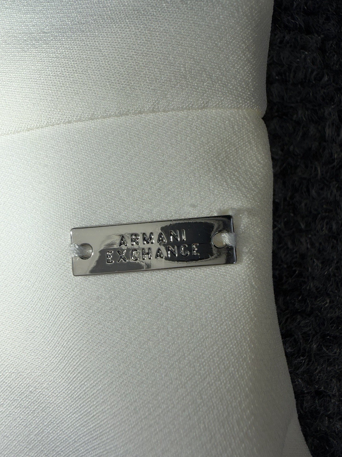 A/x Armani Exchange White Sleeveless Mini Dress Size 2 Women’s