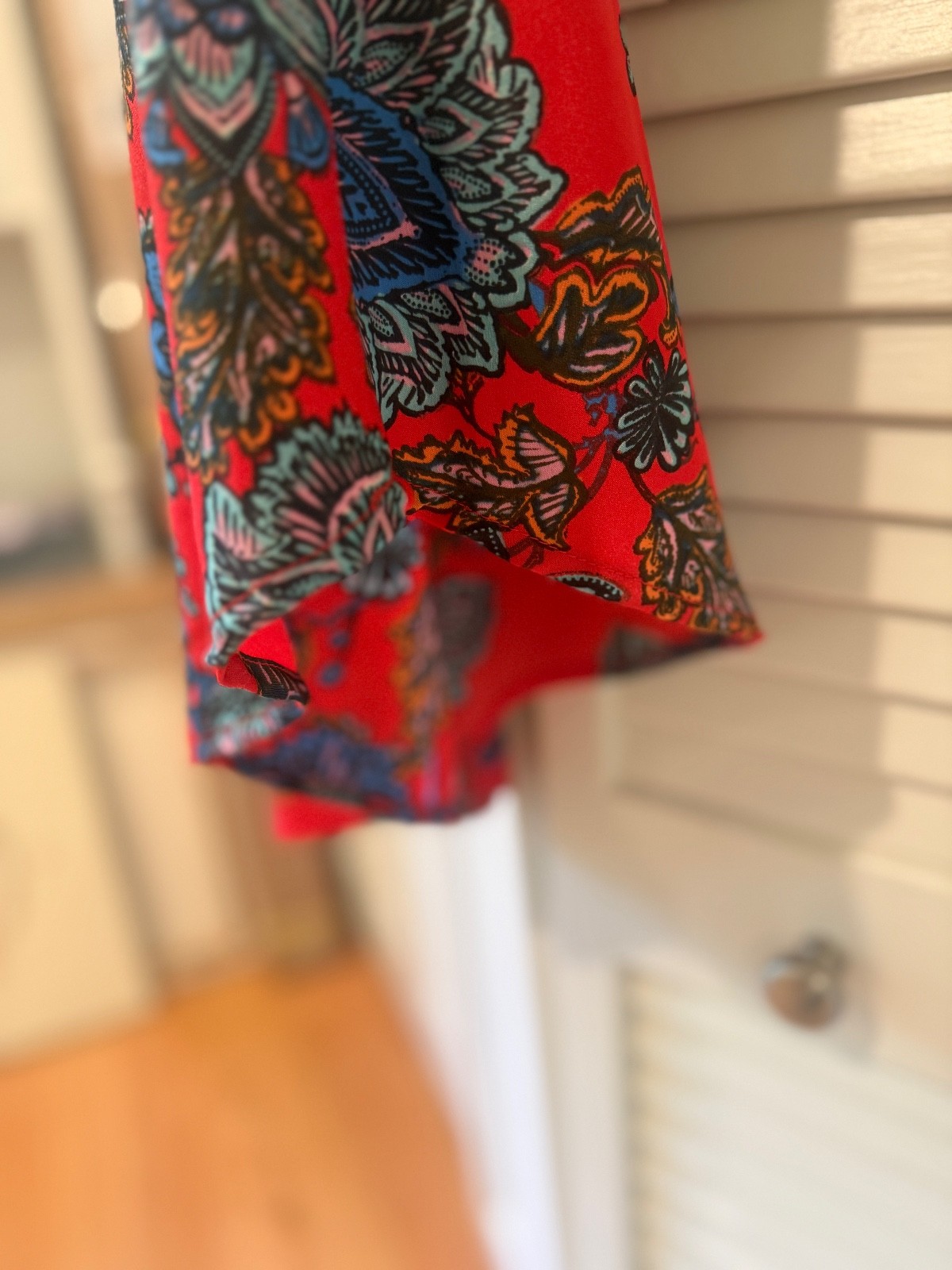 Collective Concepts boho print dress empire waist statement party colorful Small