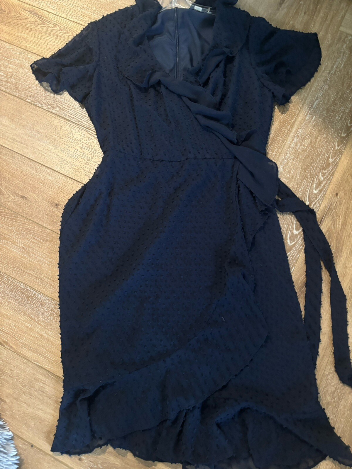 Lovely Tahari dotted swiss fabric