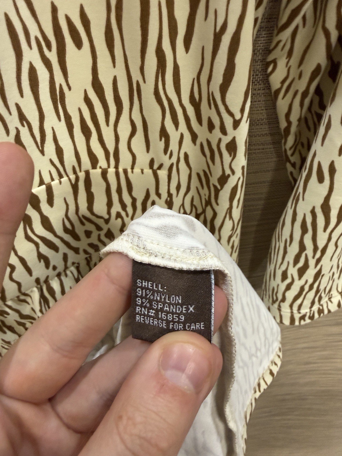 J. McLaughlin Women’s L Zebra Print Catalina Cloth Knee Length 3/4 Sleeves