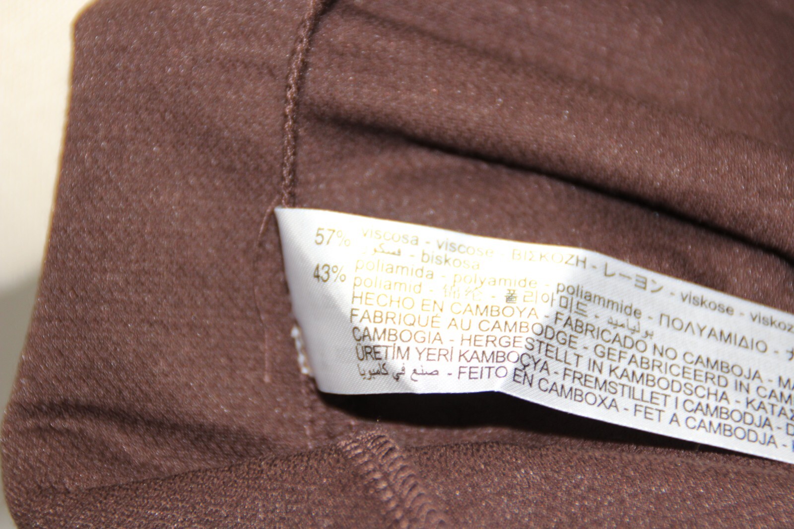 Zara Women’s Brown Straight Dress Lagenlook Oversized Dolman Sleeve Cap SleeveXS