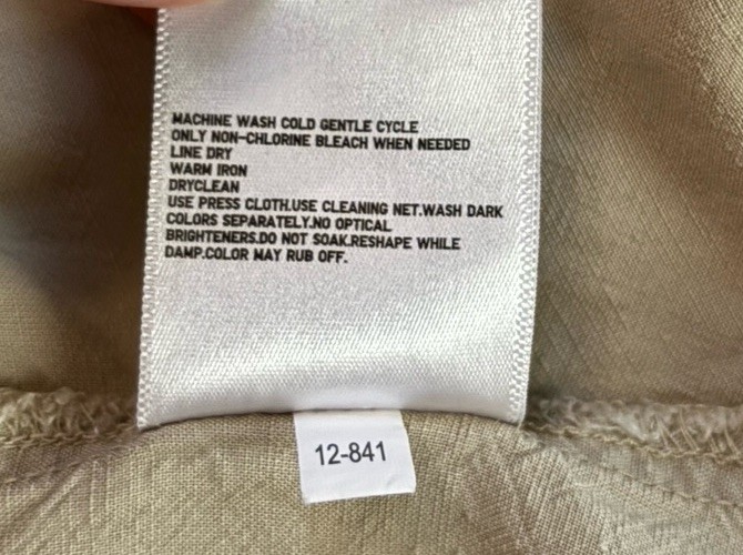 UNIQLO Sleeveless Midi Maxi Dress Beige Rayon Blend Relaxed Minimalist Large