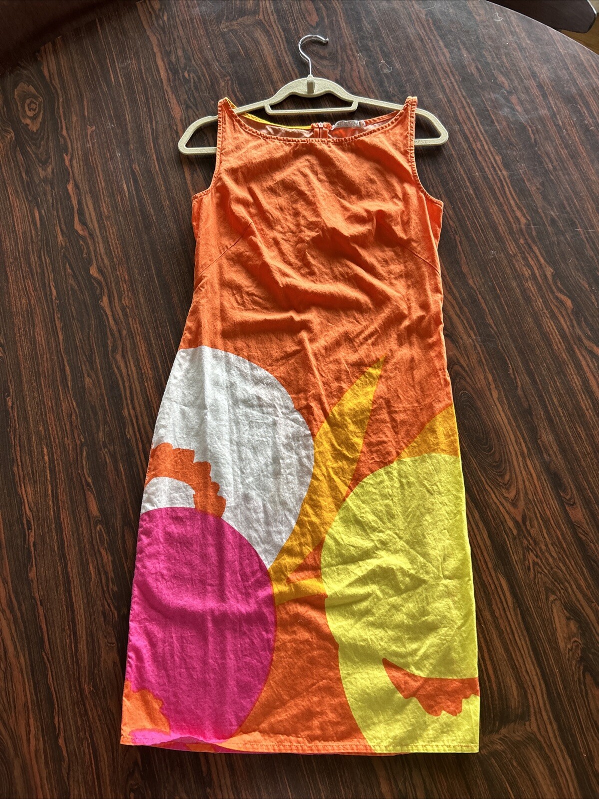 Vintage MARIMEKKO Shift Dress Sz Small (Altered) Finland Jaana Parkkiila