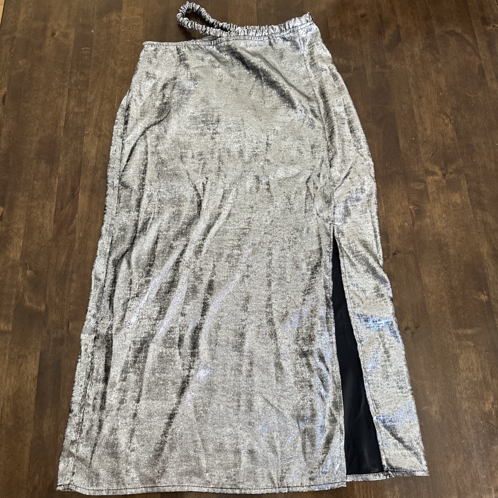 Future Collective Alani Noelle Dress Size 2 Silver Shine Celestial Astrology