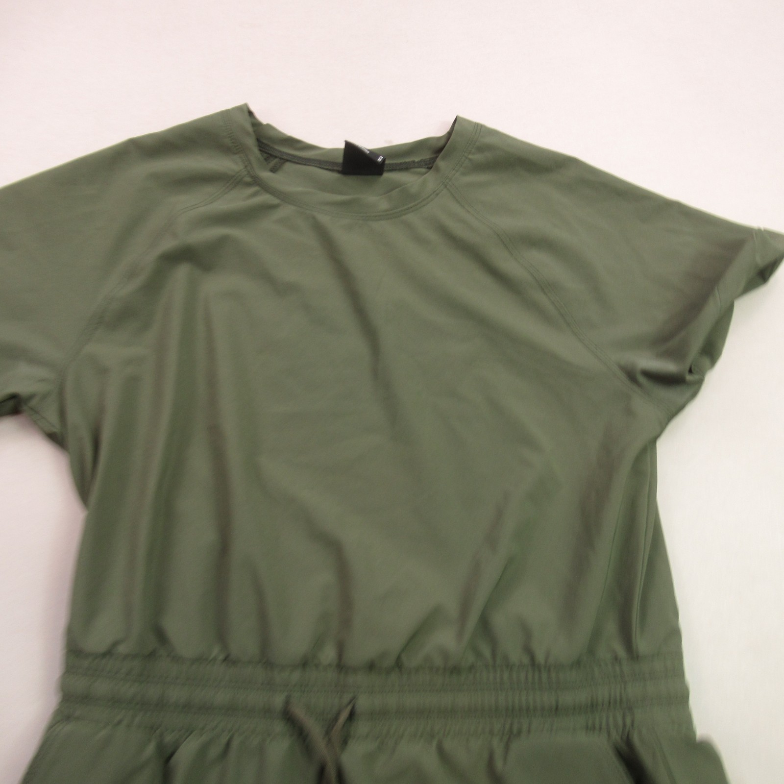 North Face Dress Mens Medium Short Sleeve Green Crew Neck Lightweight Casual