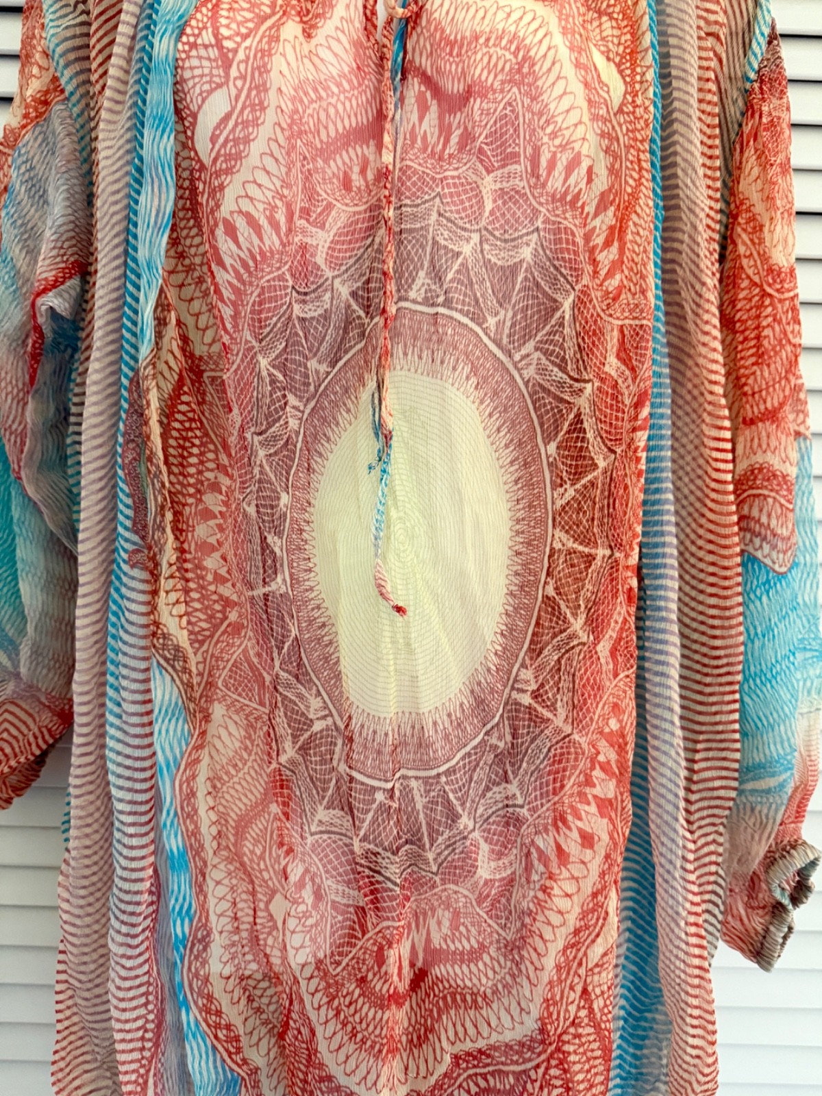 RARE Jean Paul Gaultier Banknote Money Soleil Dress Front Ruffle Sleeveless S