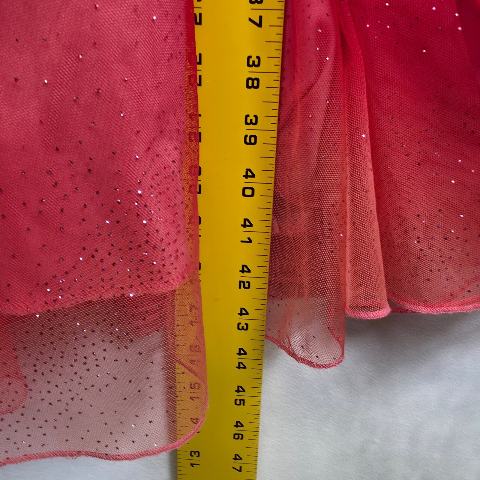 Y2K City Triangles Dress Womens 9 Pink Mesh Glitter Coquette Prom Formal Dance