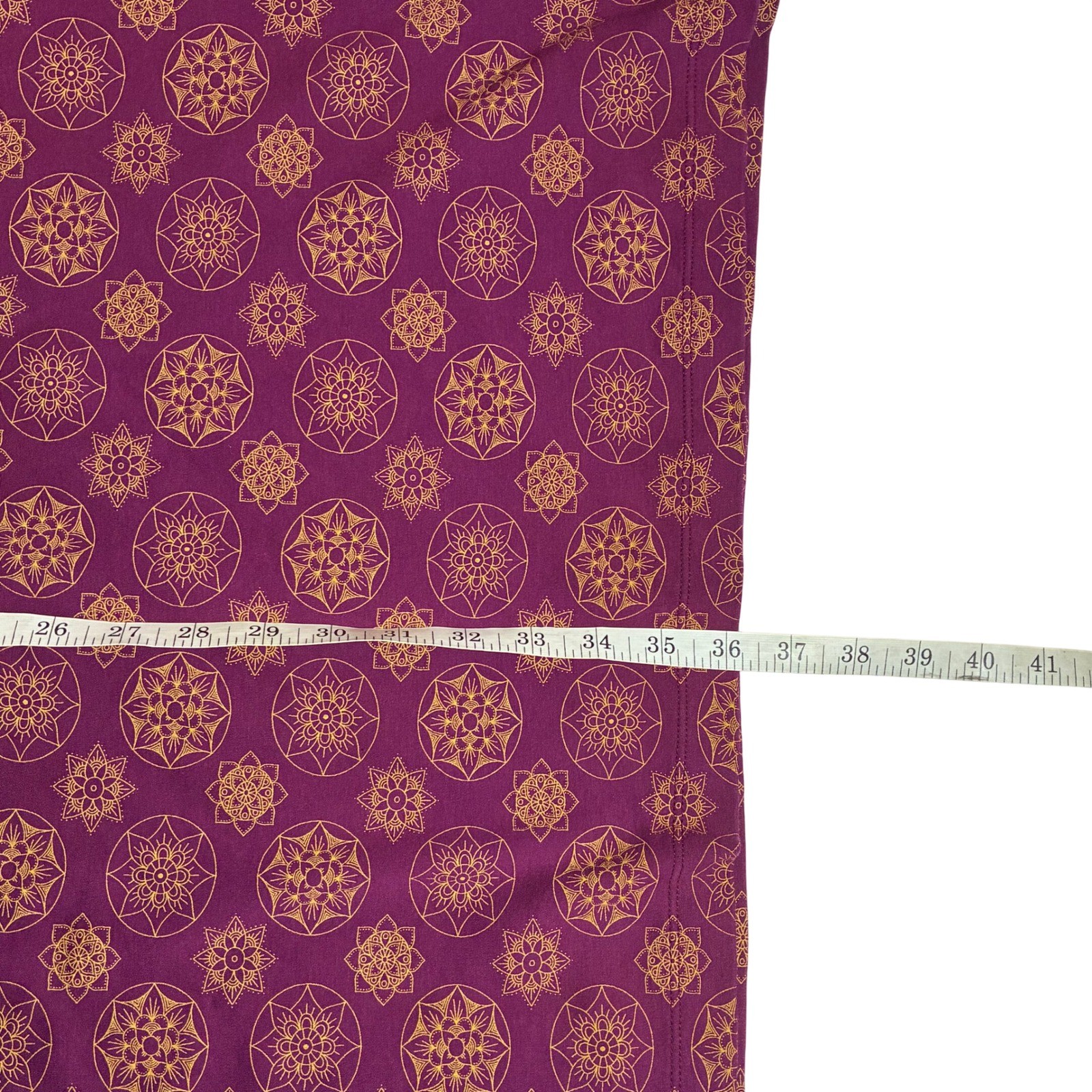 Fair Indigo Organic Pima Cotton Mandala Print Sleeveless Dress Medium Halter