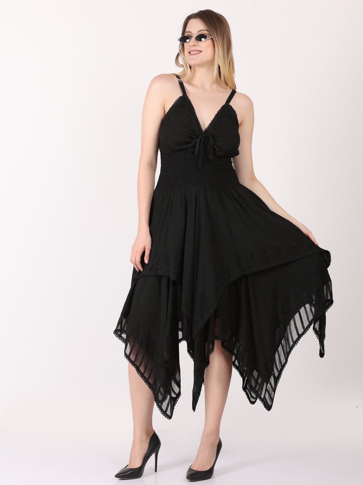 Women’s Asymmetrical high low Summer Fit & Flare Party Dress Pack of 10 Pcs MIX