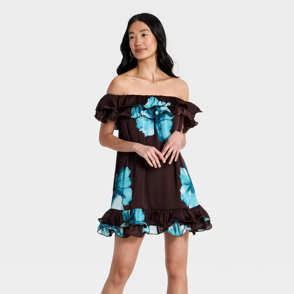 Women Ruffle Mini Dress – A New Day