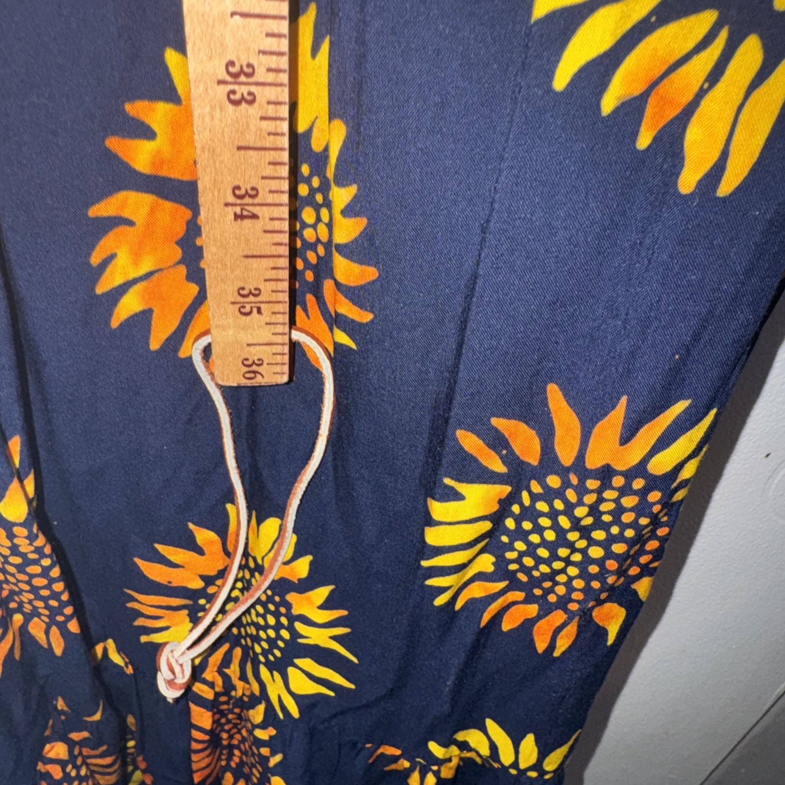 NWT Sugarhill Brighton Sz 6/S Tammy Batik Sunflower Maxi Dress Boho Modest