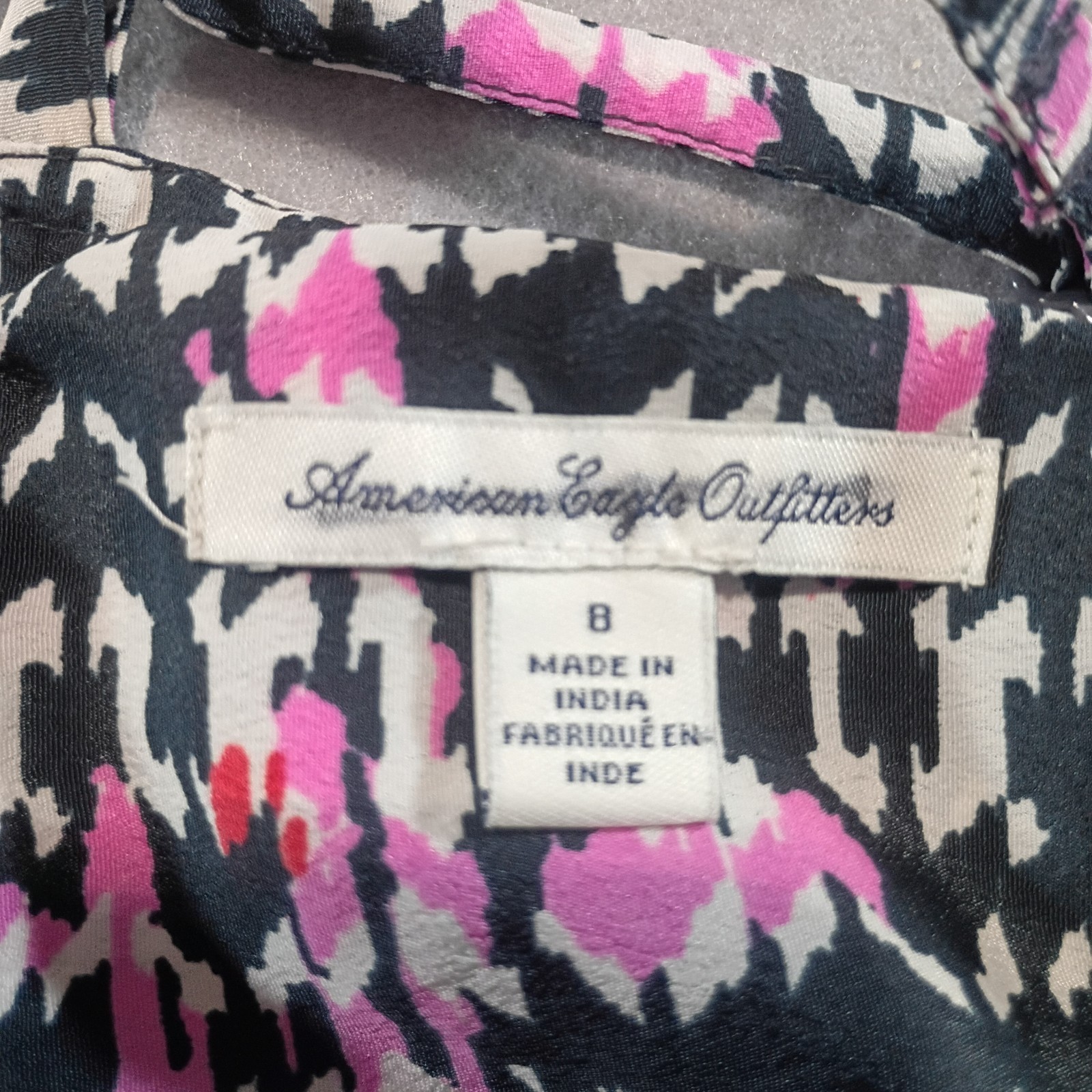 American Eagle Outfitters Womens Size 8 Abstract Sweetheart Fit & Flare Dress