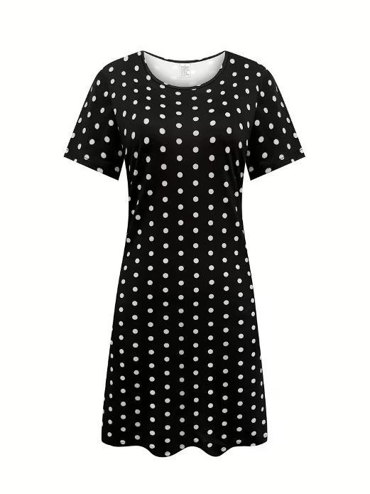 Plus 5XL (Size 22) Polka Dot Dress – Work to Cocktails & Beyond ✨New