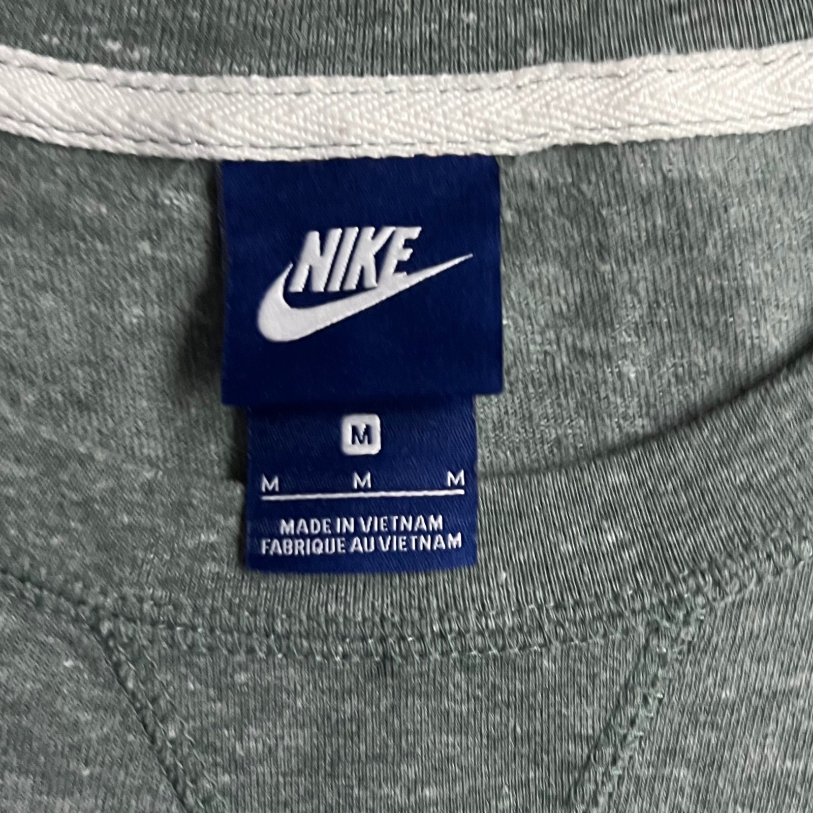 Nike Sportswear Women Green Just Do It Heathered T-Shirt Dress Medium