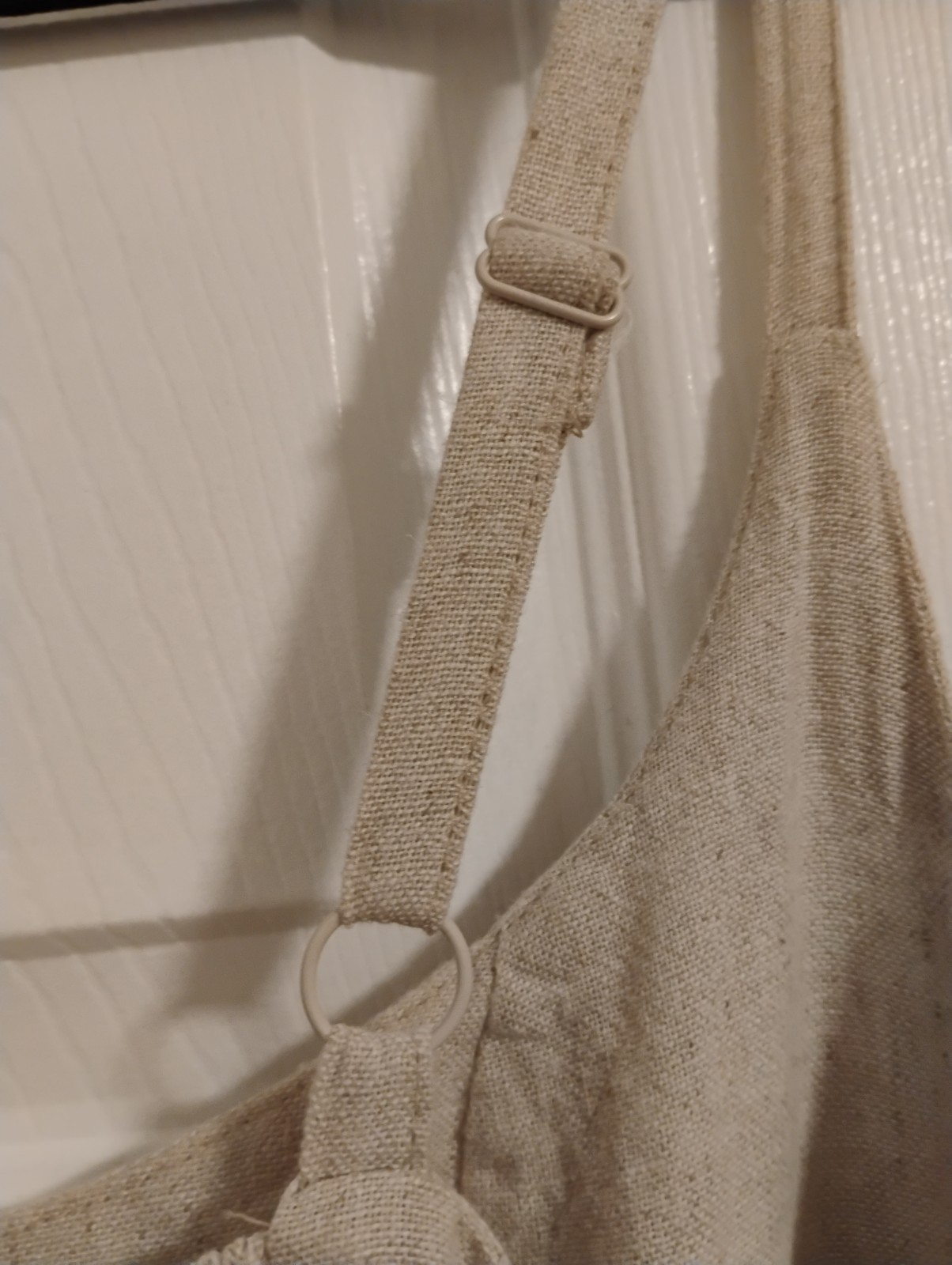 Old Navy Women’s Beige Linen Cami Mini Fit Flare Sun Dress in Size XL