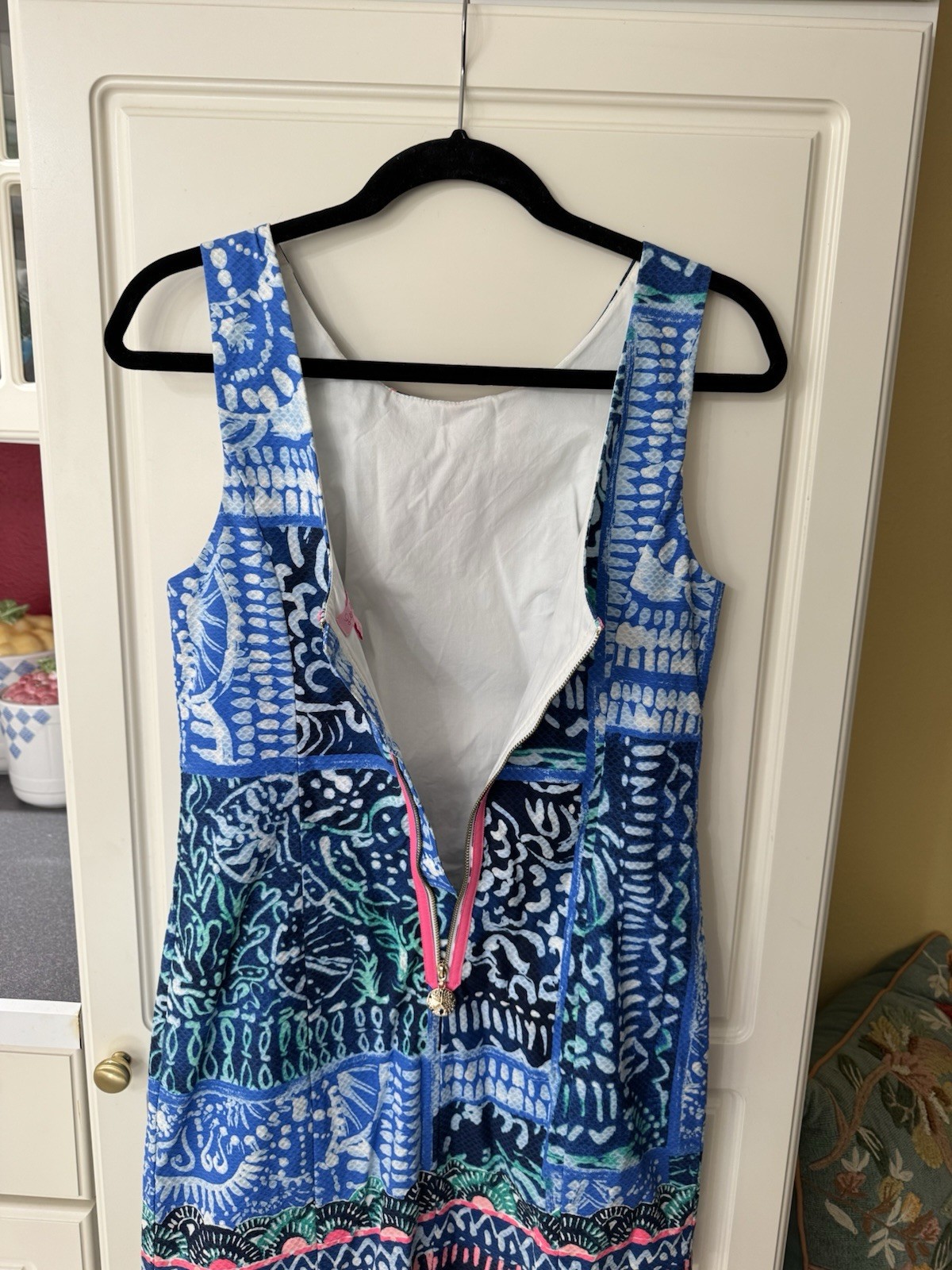 Lilly Pulitzer Mila Shift Dress 4 Sleeveless Tropical Preppy Resort Vacation