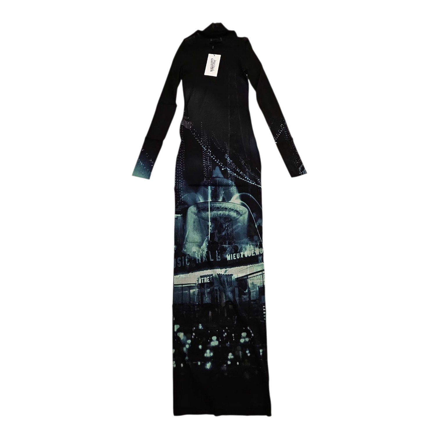 JEAN PAUL GAULTIER ‘The Pigalle’ Maxi Dress in Blue Small NWT