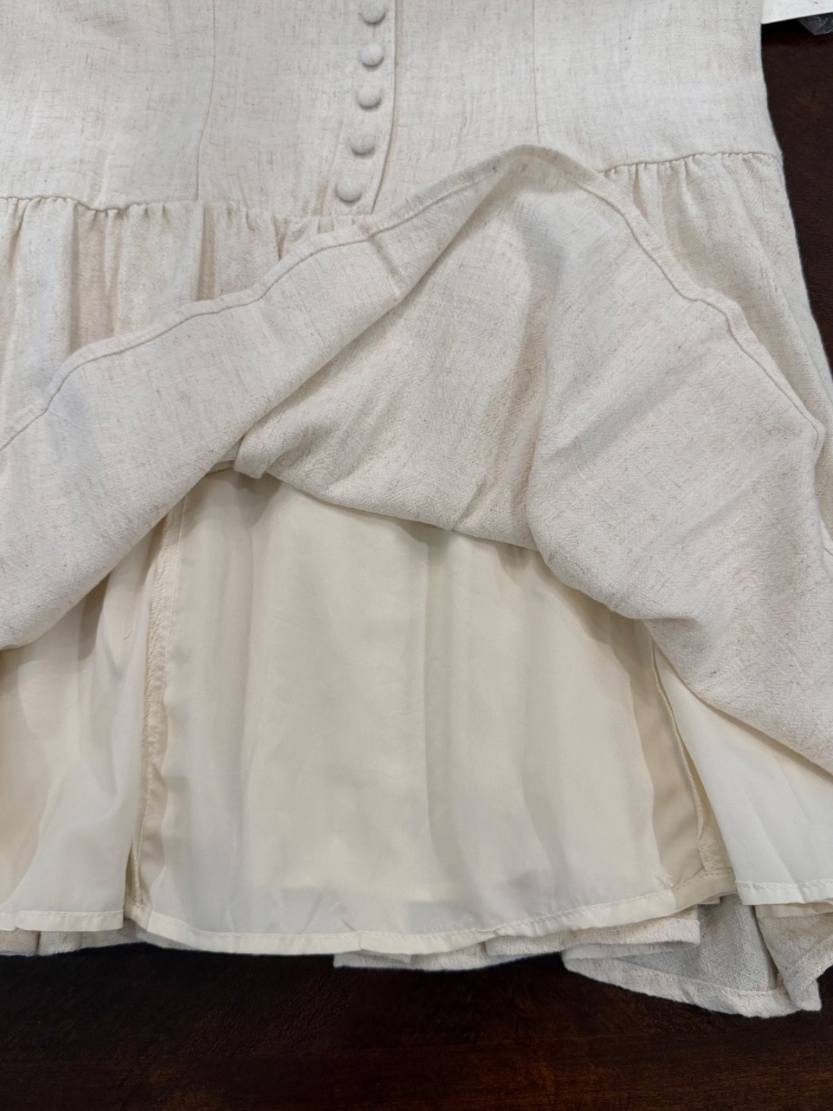 NWT Altar’d State Womens Sleeveless Mini Dress Button Detail L/XL MD1081C-1 #503