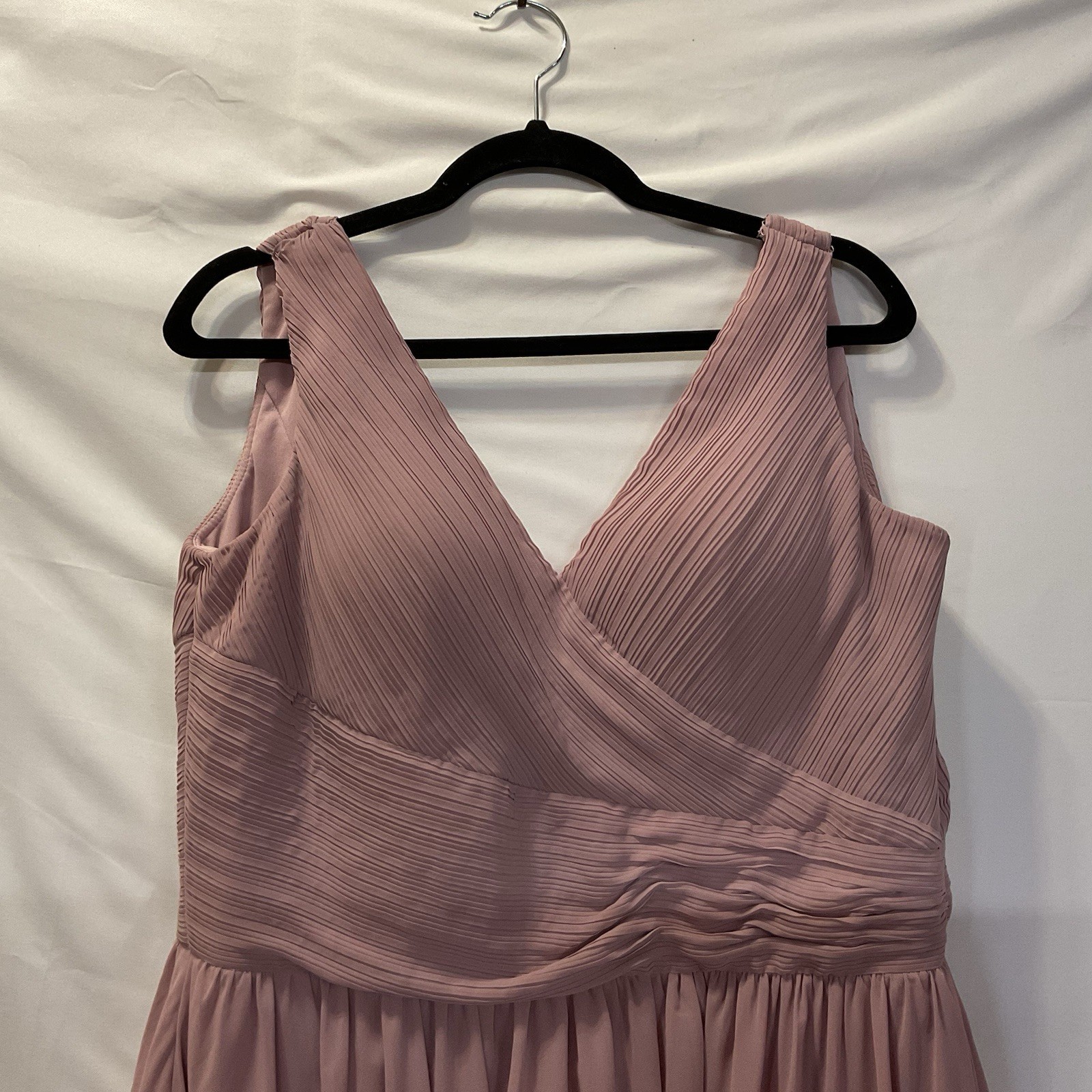 Morilee Madeline Gardner Bridesmaids Dress Size 16 Desert Rose Pink Used Once