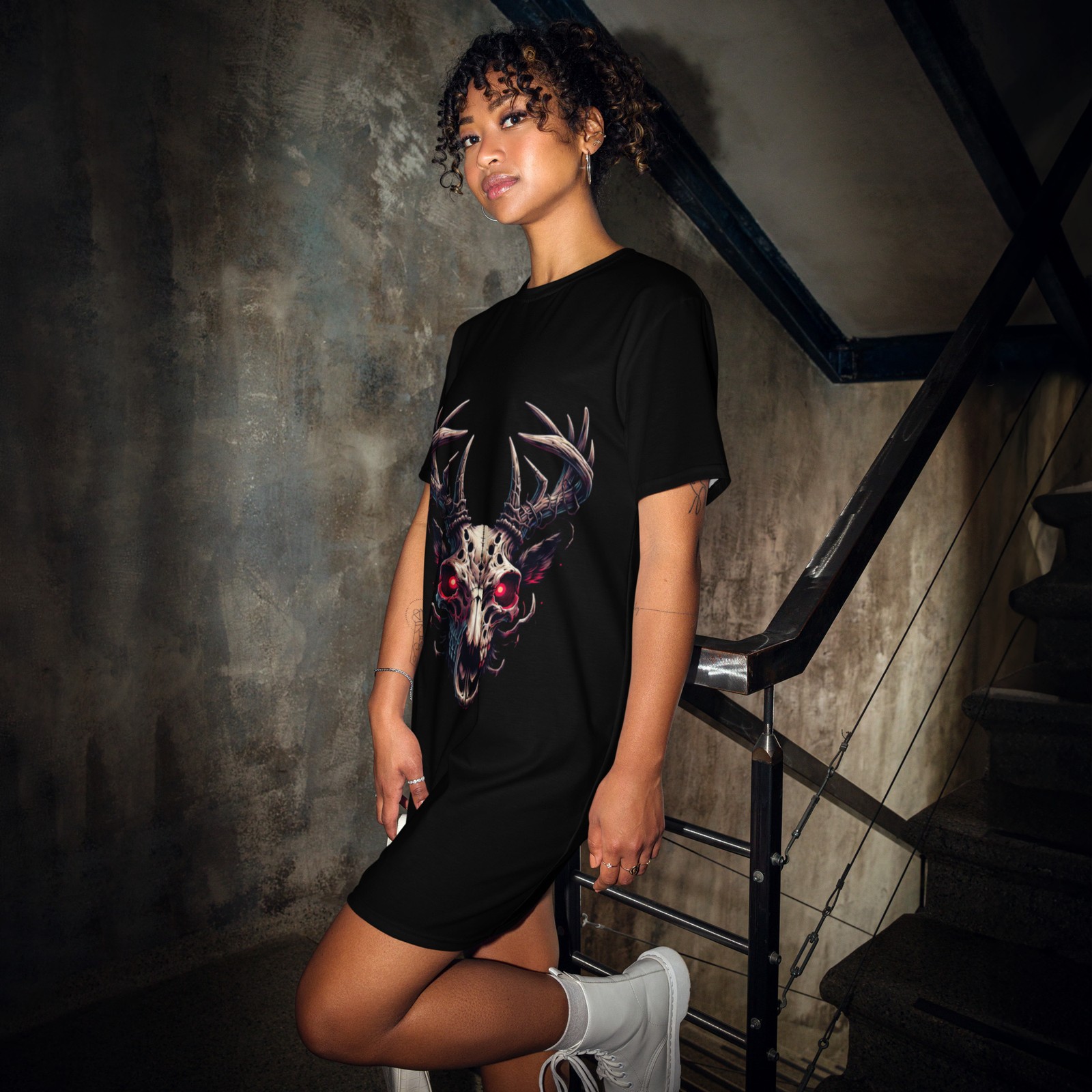 Wendigo Goth T-shirt dress