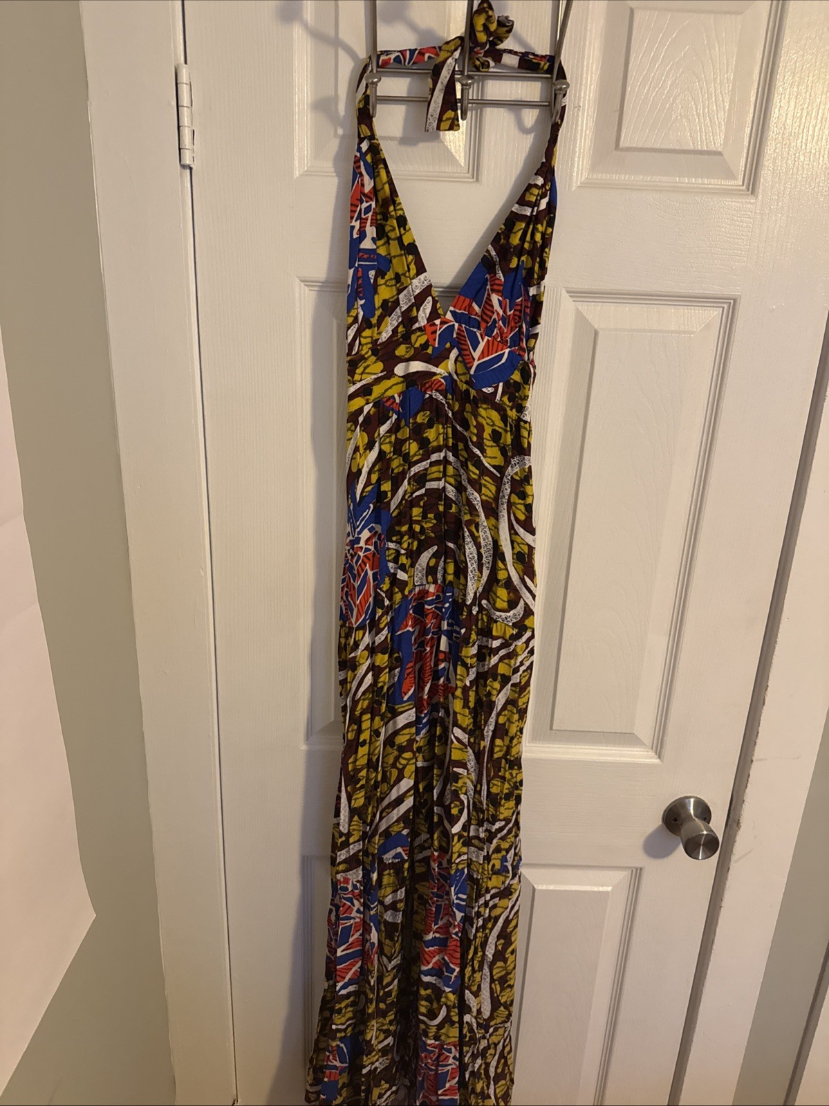 Stella Jean Desigual Long Halter Top Dress Size S