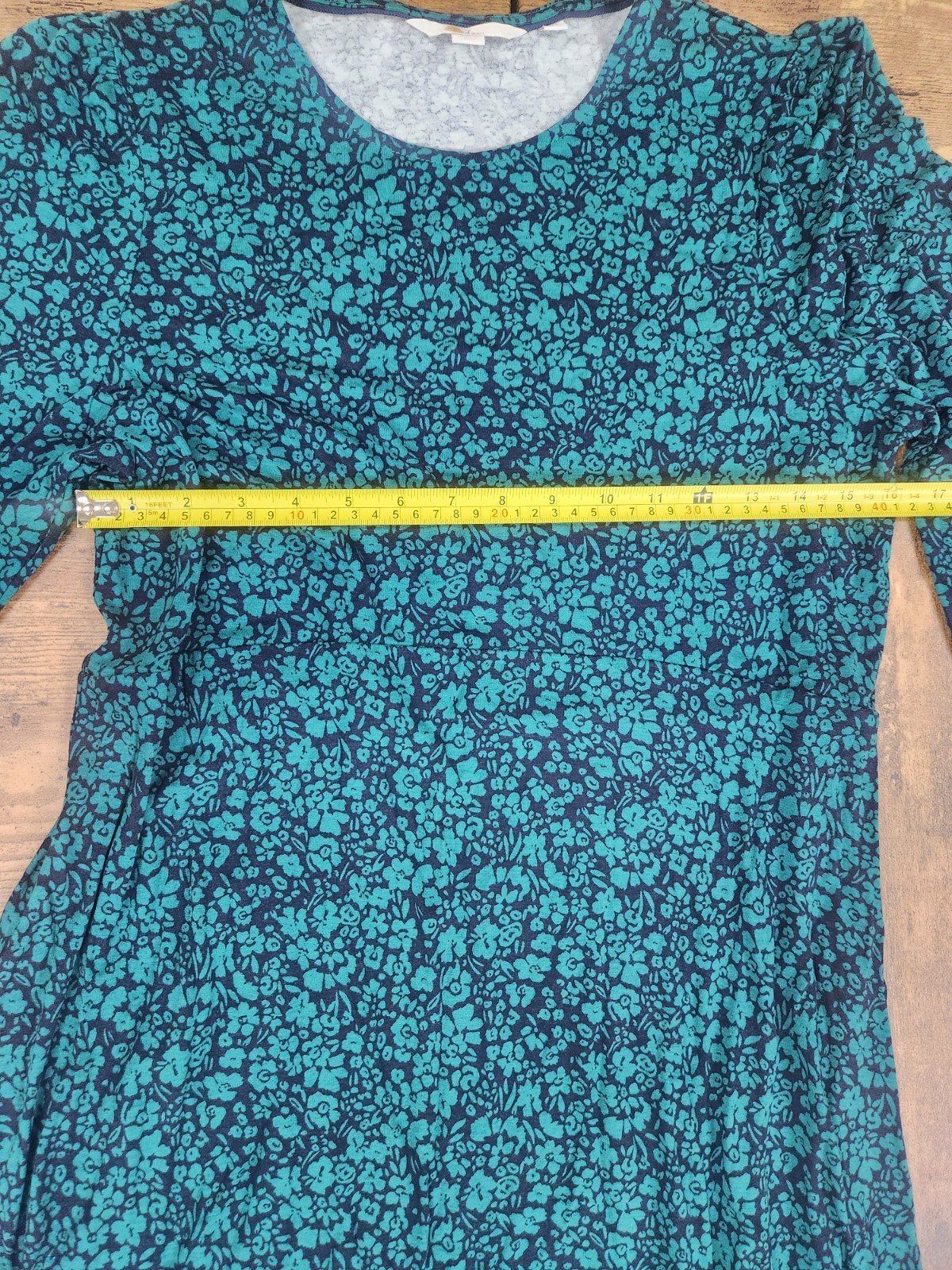 Boden Eloise Jersey Midi Dress “Forest Petal Bloom” Size 10L (Long)