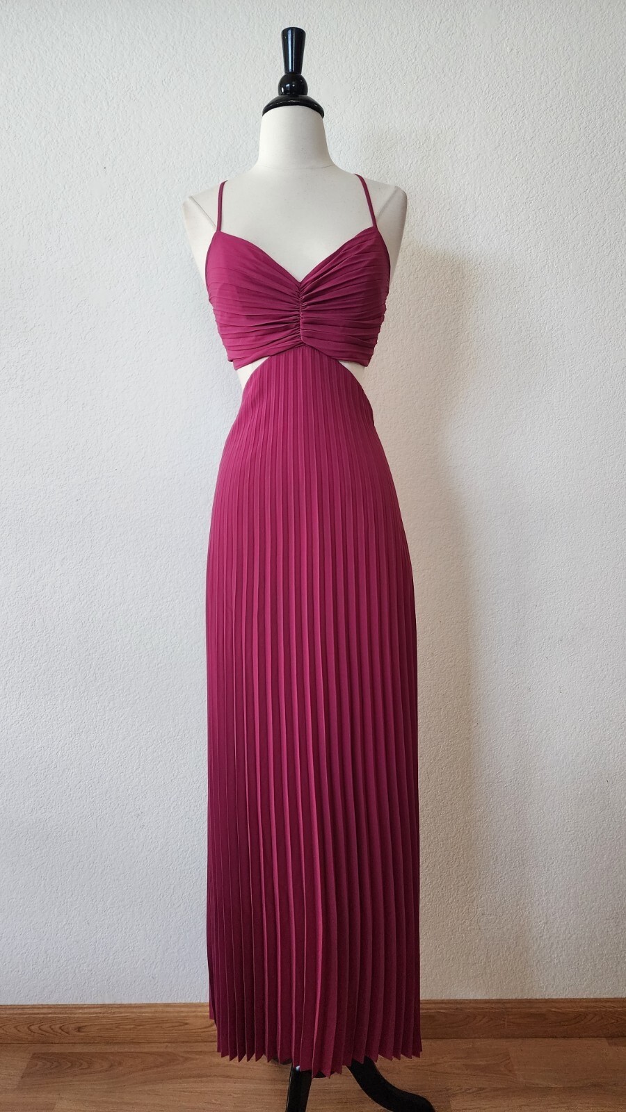New Anthro Dress Size Small XS Pink Goddess Coquette Bow Wedding