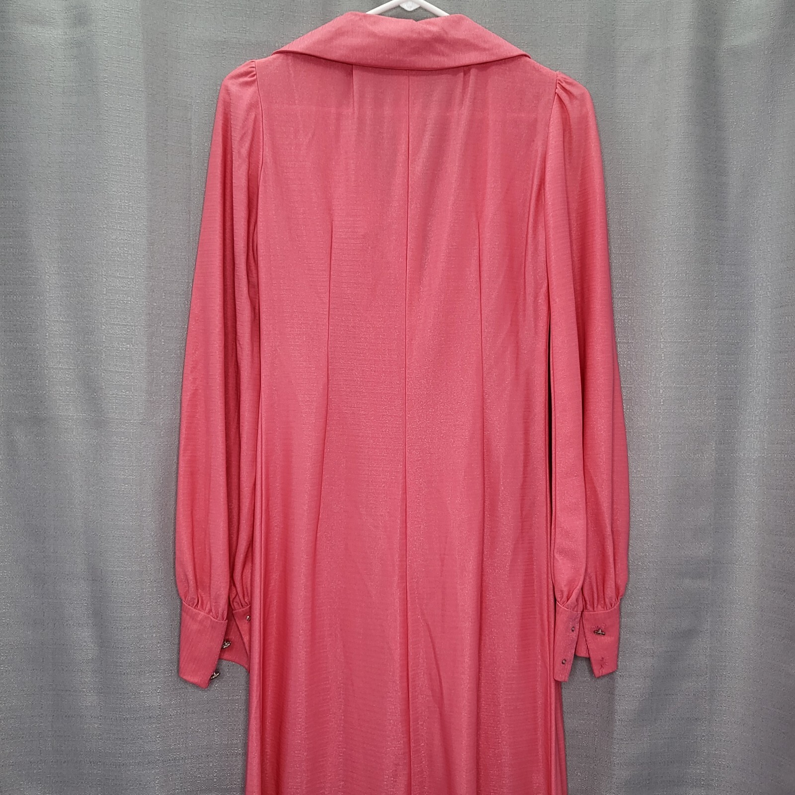 Vinrage Women Unbranded Chest Size 34 Inches Salmon Pink Color Dress
