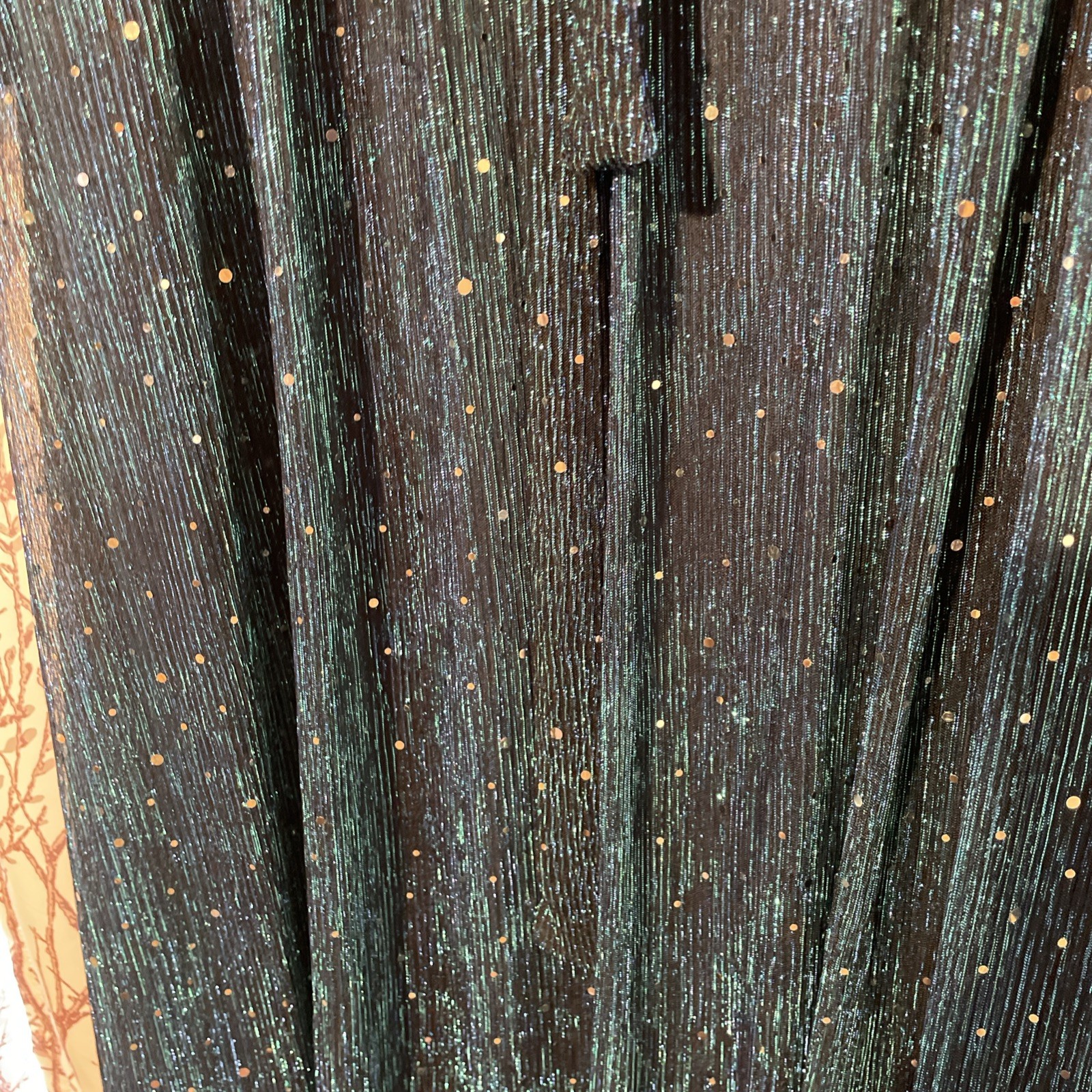 Embellished Flowy Maxi Teal Sequin/Glittery Chifon Dress XL/12 Formal Festive