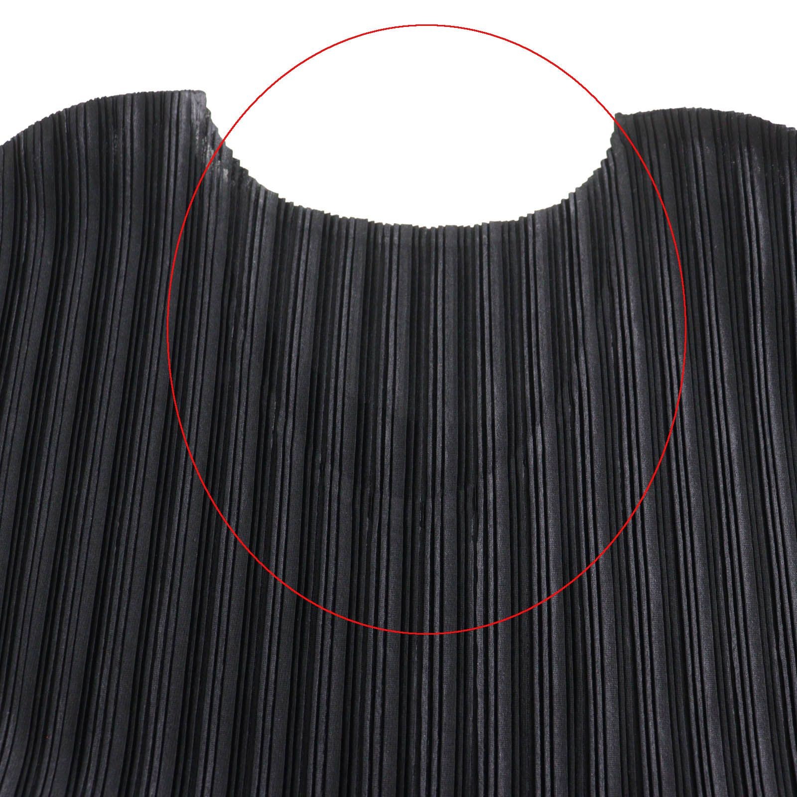 beautiful PLEATS PLEASE Pleats Please Issey Miyake PP11 FT324 crew neck Frenc