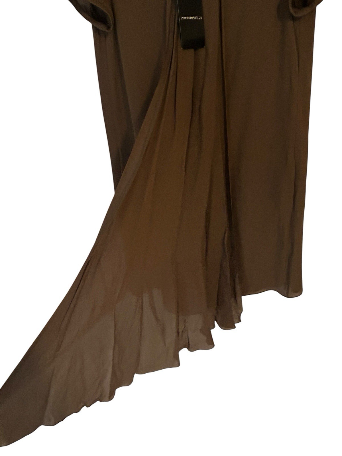 NWT Emporio Armani 100% Silk Dress EU 38 / US 2 Luxury Designer Made in Italy