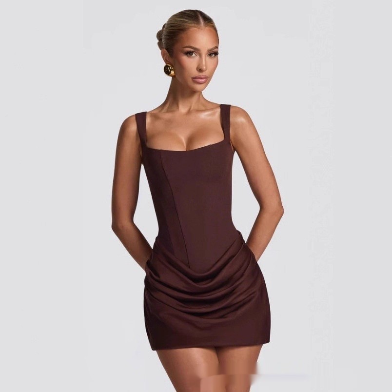Women’s Corset Bodycon Mini Dress Sleeveless Party Club Cocktail Evening Dress