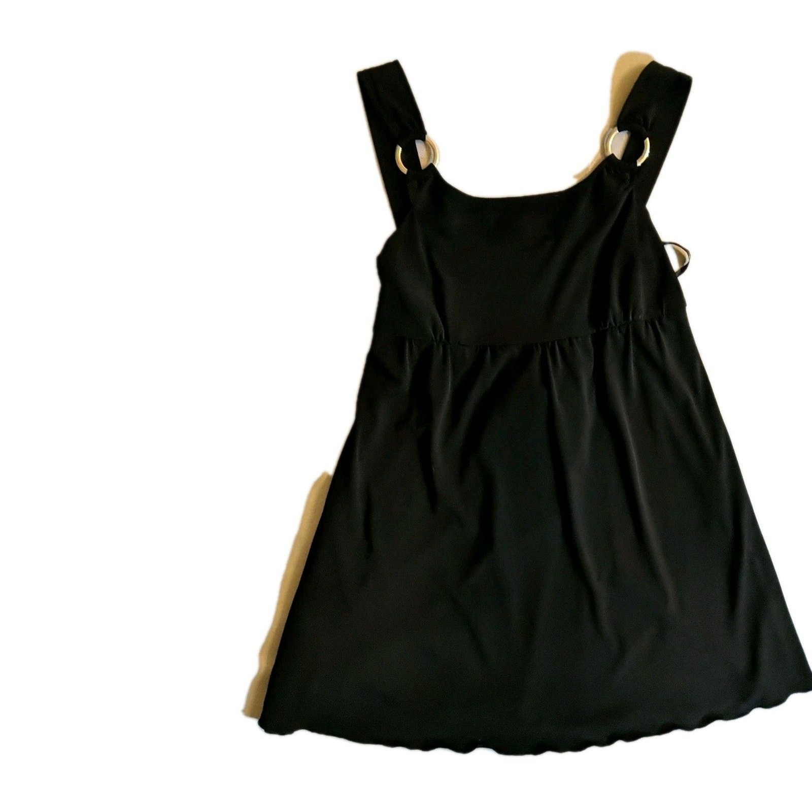 My Michelle Mini Dress Large Sleeveless Empire Waist Little Black Dress USA L
