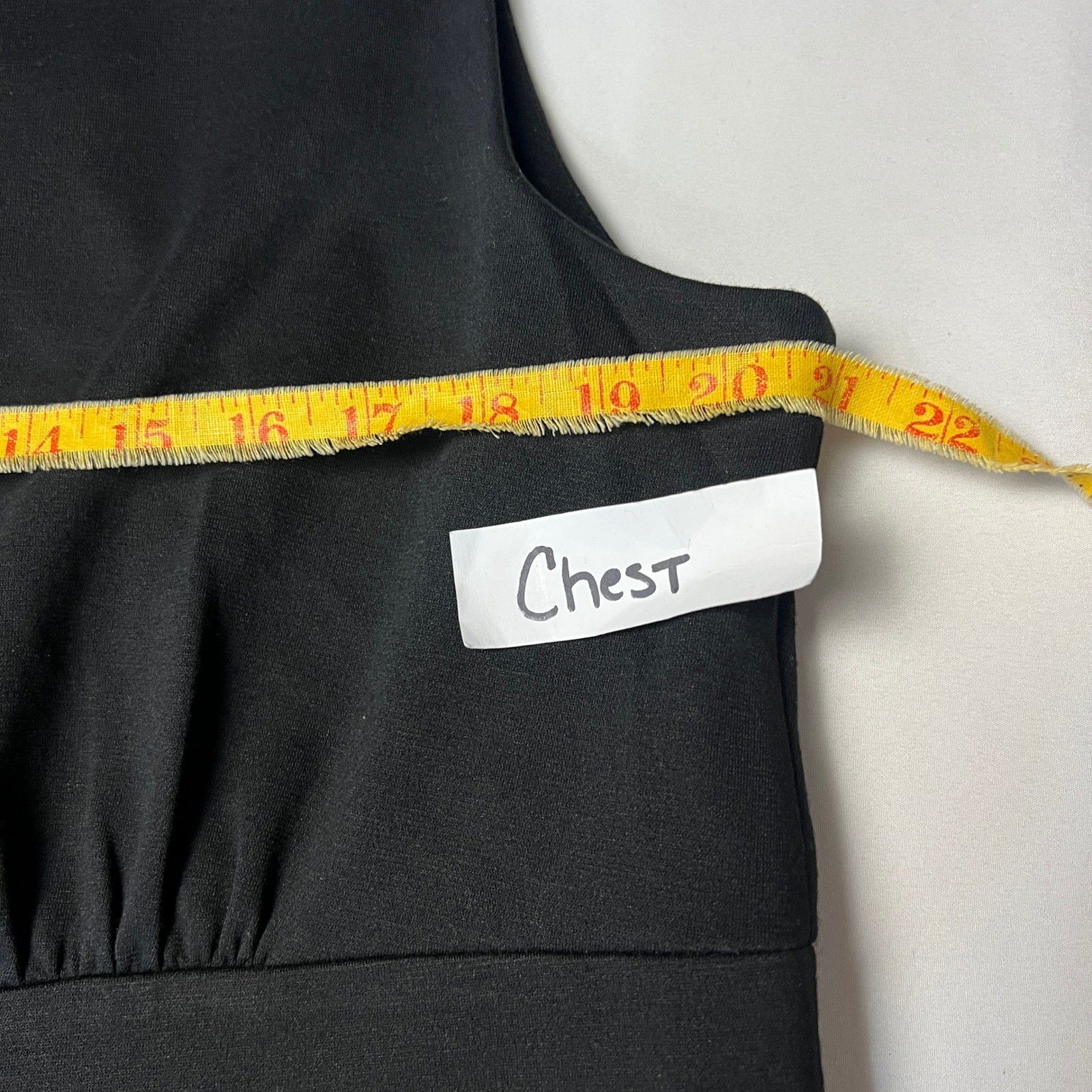 George Black Sleeveless Career Dress Ladies 18 Pockets Polyester Blend Classic
