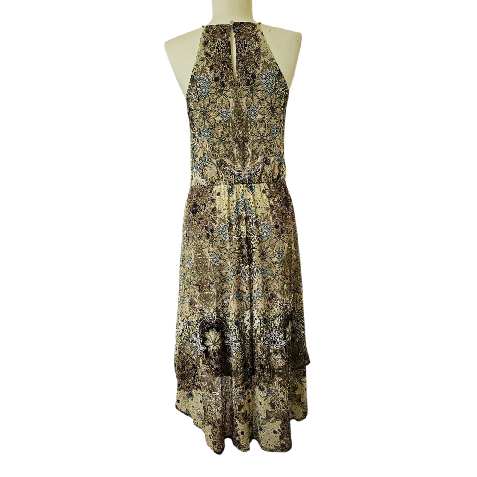 New York VTG Y2K Mini Dress Asymmetric Hem Womens XS Fairy Hippie Whimsy Grunge