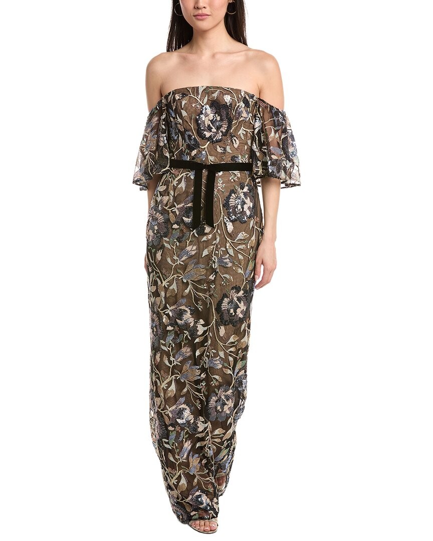 Marchesa Notte Gown Women’s Black 6