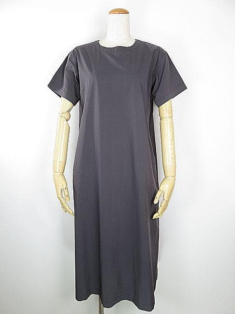 MUJI Short Sleeve Dress Gray XS S