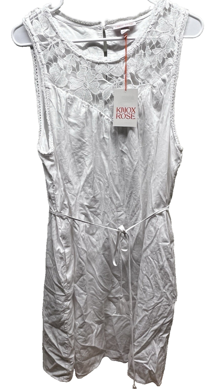 Knox Rose dress womens size XL fresh white dress New with tags!
