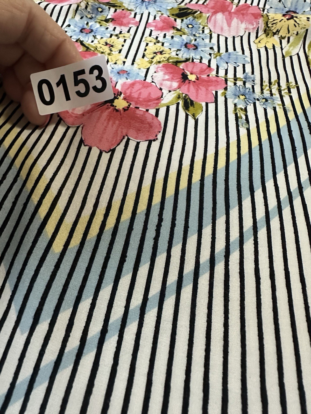 J.Jill 3X Sleeveless Shift Dress Pinstripes Garden Multicolored Pink Yellow Blue