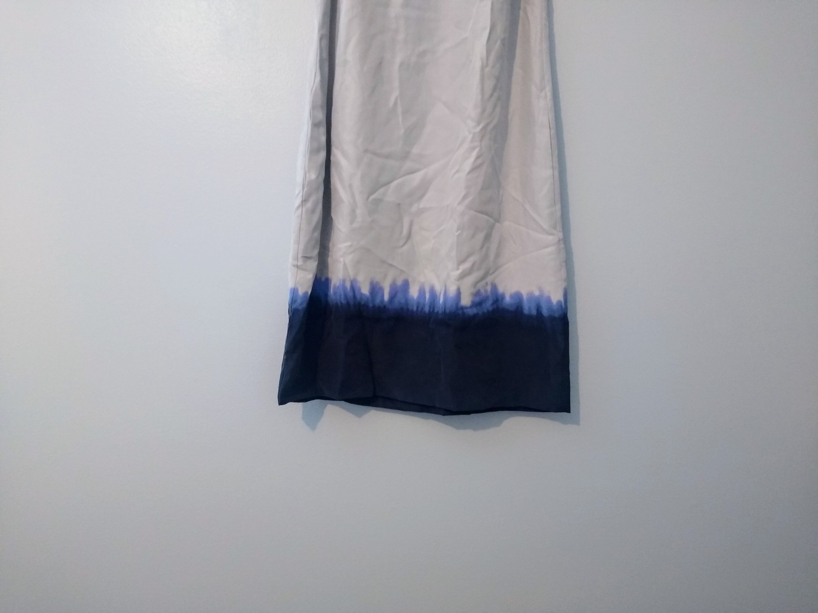 Banana Republic Midi Dress XS Gray & Ombre Silk Lightweight Rhinestones Lined