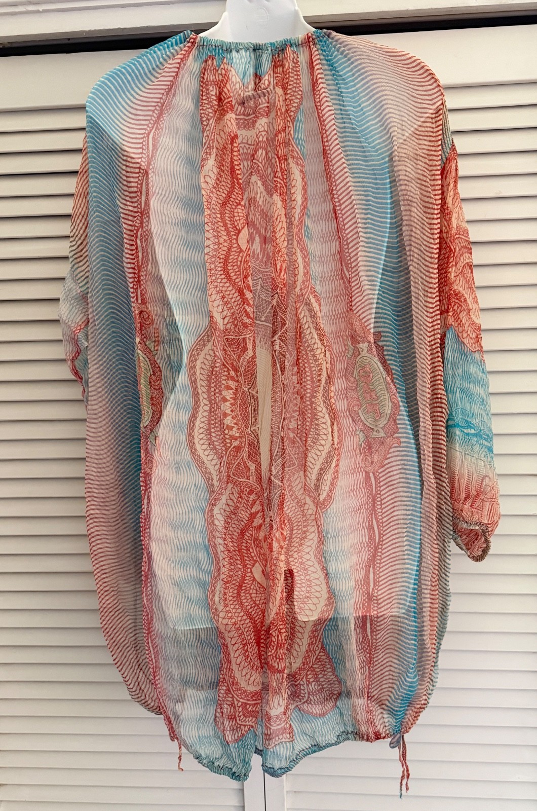 RARE Jean Paul Gaultier Banknote Money Soleil Dress Front Ruffle Sleeveless S