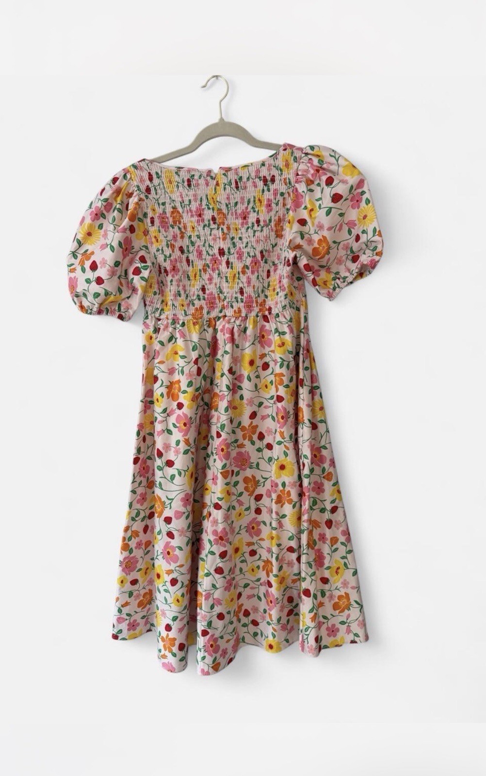 Kate Spade strawberry garden midi dress