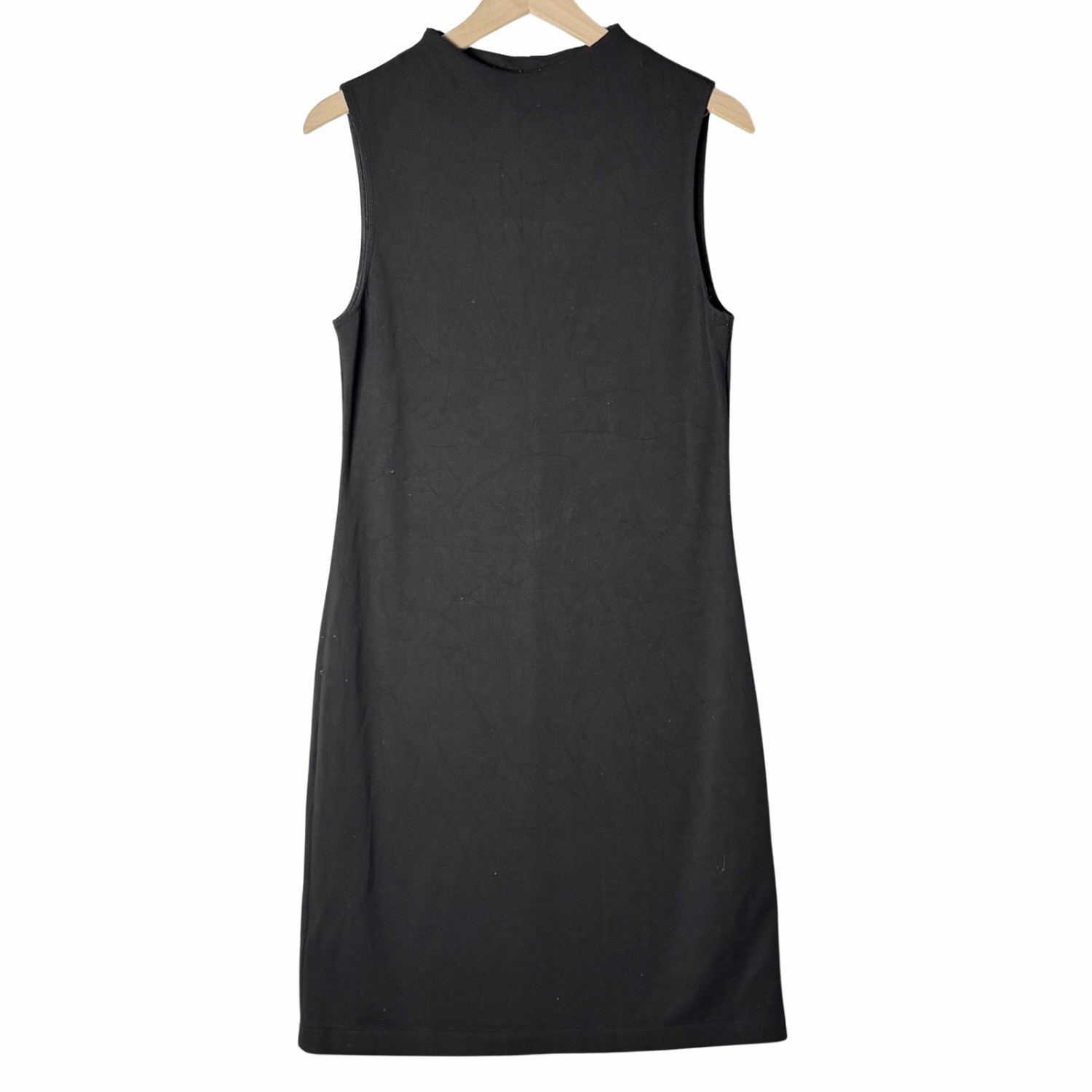 Theory Black High-Neck Sleeveless Knee-Length Sheath Dress Women’s Size M